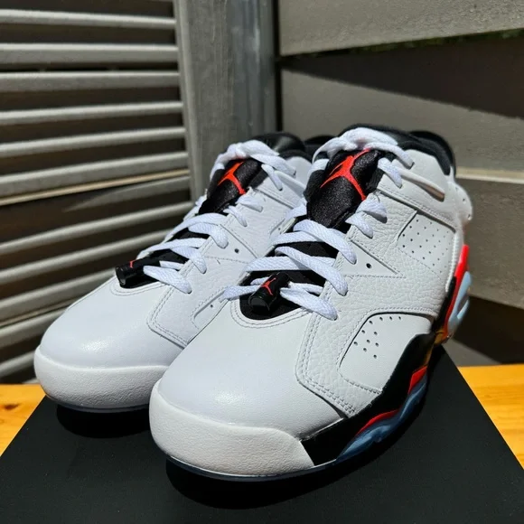 Jordan Retro 6 G White Black Infrared Golf Sneakers Nike Air Jordan Retro 6 G Infrared – Bisque Golf main image 3